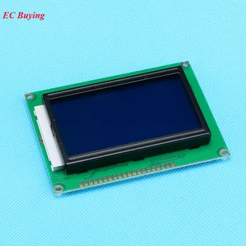 

12864 LCD Display Module 5V LCD Display Blue Screen Universal LCD Controller White Character Backlight ST7920 128*64