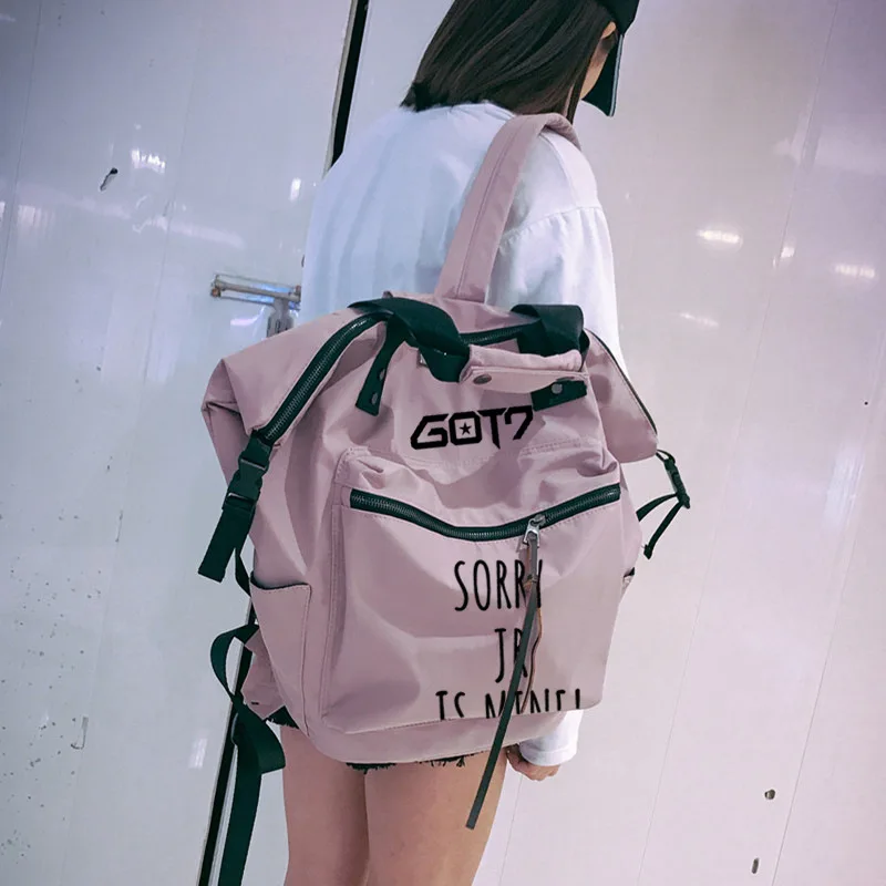Kpop Harajuku рюкзак Idol Забавный Mochila Seventeen 17 рюкзаки для девочек-подростков школьная сумка холщовый рюкзак в стиле хип-хоп
