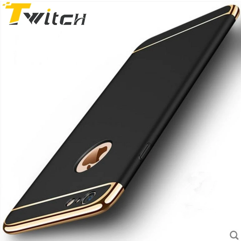 Twitch 3 in 1 Luxury Plating Phone Case For iPhone 7 7Plus case Ultra Slim Protective Frosted Cover For iPhone 5 5s Se 6 6s plus 1-plus-5-cover : image Twitch 3 in 1 Luxury Plating Phone Case For iPhone 7 7Plus case Ultra Slim Protective Frosted Cover For iPhone 5 5s Se 6 6s plus 1-plus-5-cover