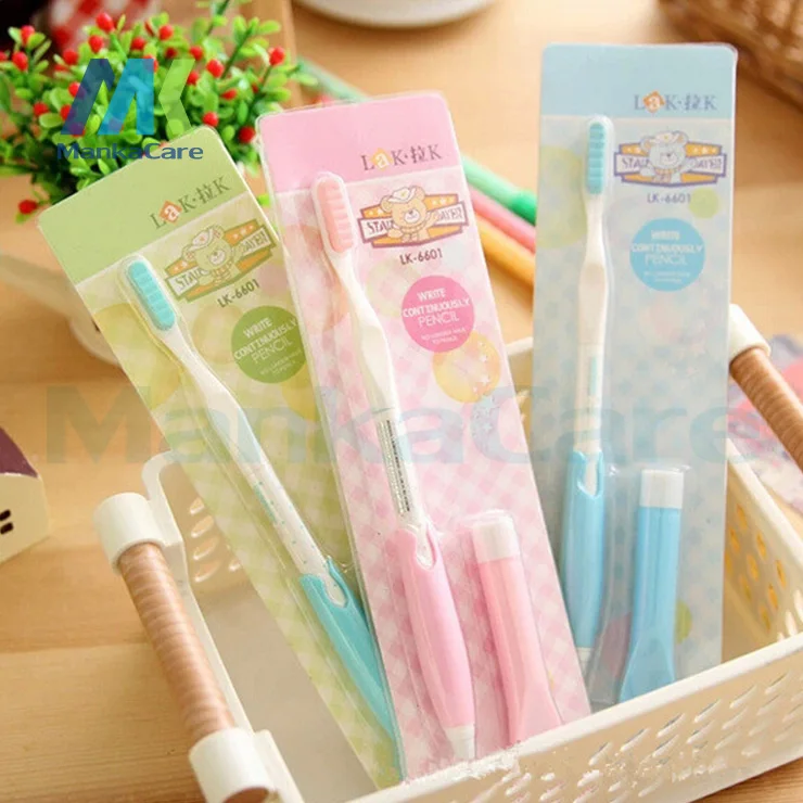 

15 комплектов креативных канцелярских принадлежностей зубная паста/зубная щетка моделирующий автоматический карандаш 0,5 мм карандаш для постоянной записи