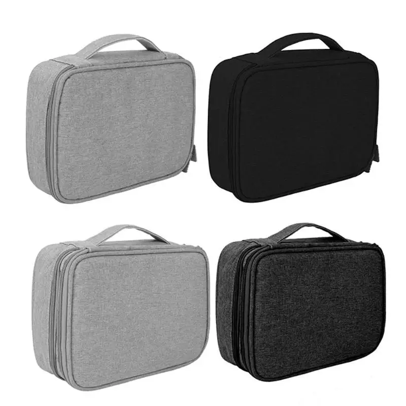 

Portable Travel Case Briefcase Pouch Digital Storage Sport Gym Bags USB Cable Organizer Fitness Climbing Hiking Handbag