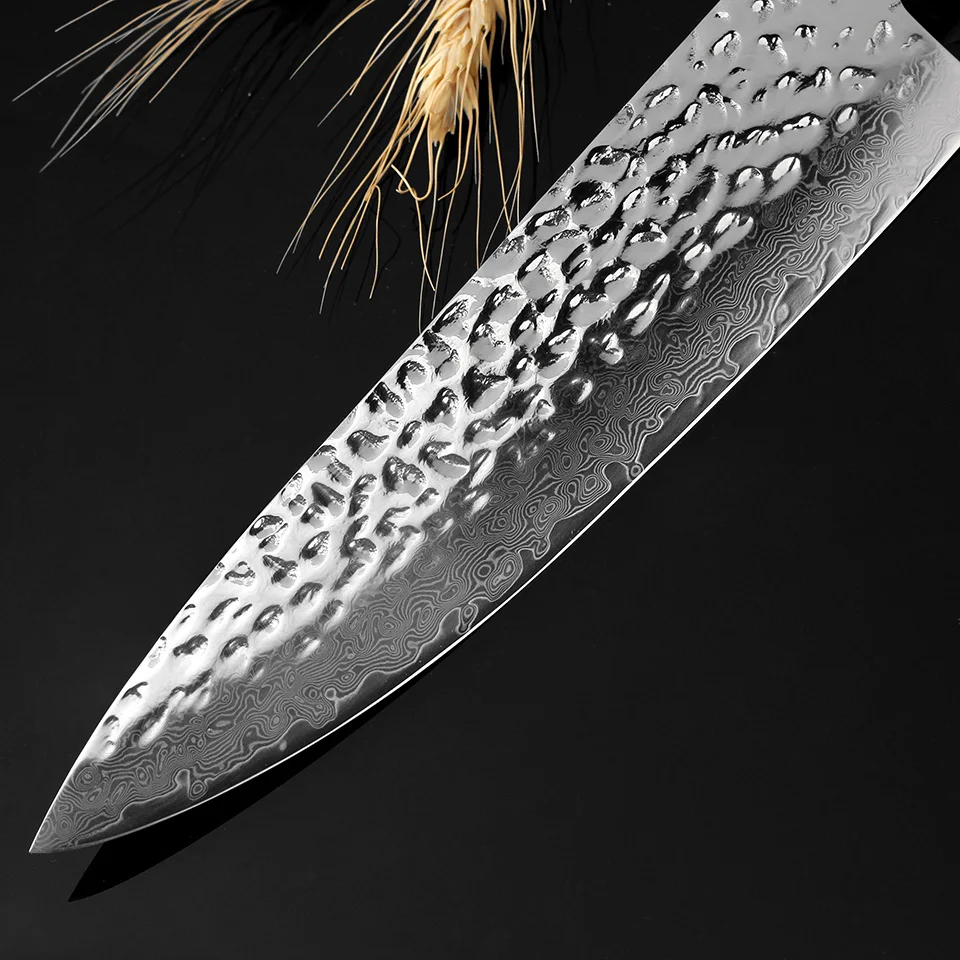 XITUO Высокое качество " кухонный нож японский дамасский vg10 стальной нож шеф-повара острый ручной работы Santoku Кливер G10 Ручка Ножи