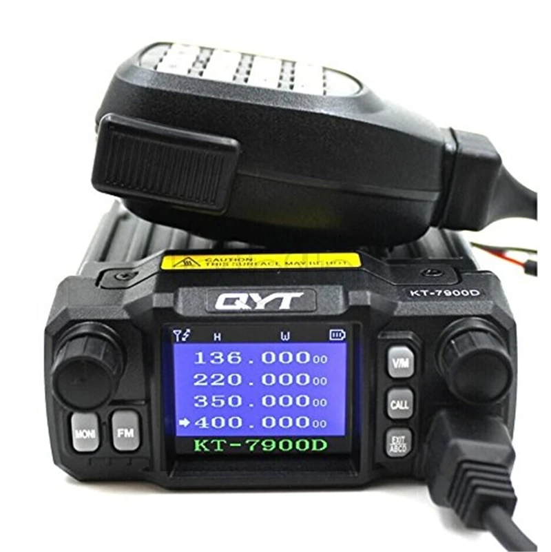 Новинка QYT KT 7900D автомобильное мобильное радио четырехдиапазонное 144/220/350/440 МГц 25