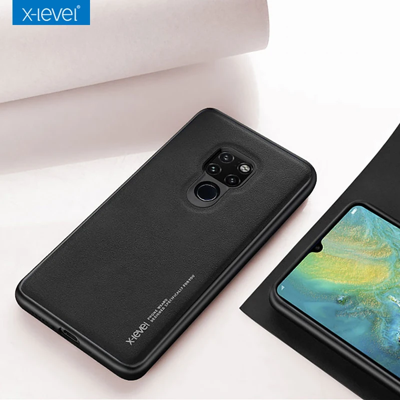 

X-Level Luxury Leather Case for Huawei Mate 20 Pro Soft TPU Edge Protective Cover case for huawei mate20 case business style