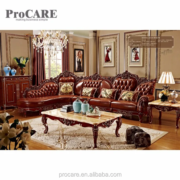 Мебель для гостиной новая модельная софа наборы картины/мебель для дома кожаный секционный диван-6811