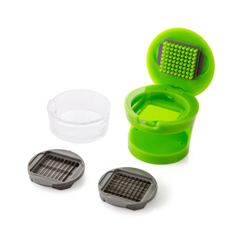 

1PCS Stainless Steel Cutter Presses Garlic Onion Small Potato Block Vegetable Grinding Grater for Kitchen Cooking Grinding Tools