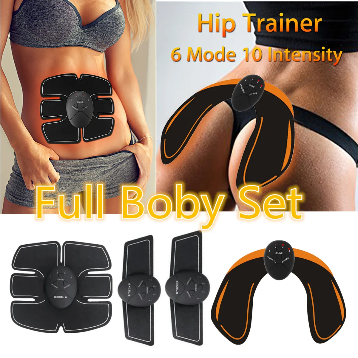 

KIFIT Intelligent Trainer Buttocks Lifting Electrical Muscle Training Gear Body Beauty Machine Electric Muscle Trainer Set