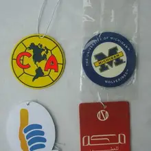 Через FedEx, Бумага освежитель воздуха, подвесной картонный ароматизатор, хлопок, Бумага висит автомобильный освежитель воздуха