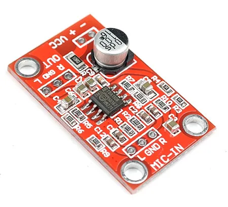 

DC3-6V TDA1308 stereo dynamic microphone preamplifier board magnification module