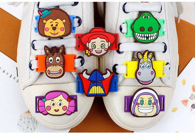 

Children's gift Toy Story Rex Sports Shoes accessories PVC Cloth shoes sneakers shoes lace buckle