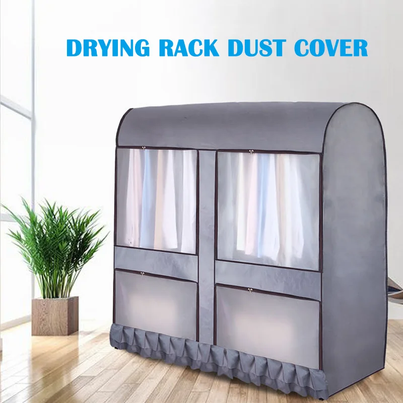 

Wardrobe Clothing Rack Dust Cover Moisture Waterproof Hanging Garment Suit Bag SLC88