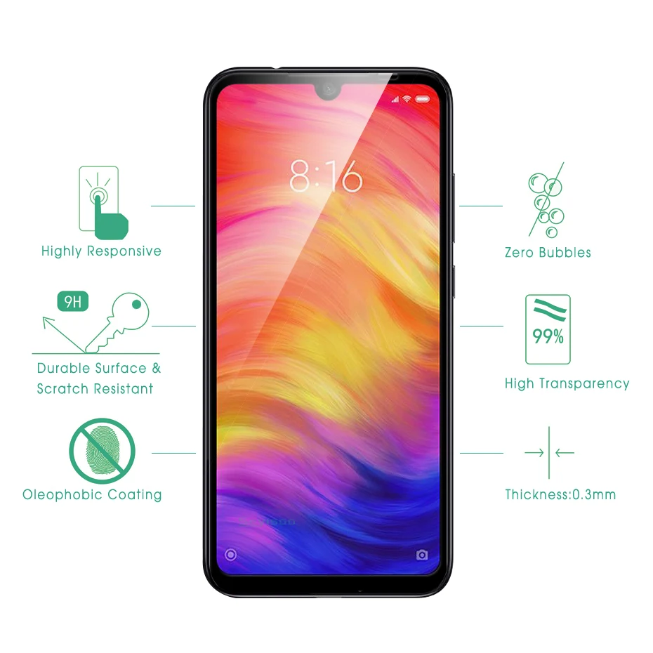 Xiaomi Redmi Note 7 tempered glass (9)