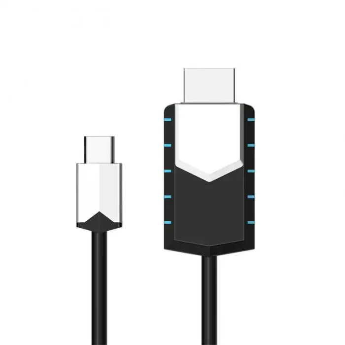 Высококачественный адаптер usb type-C к HDMI 4 K 30 HZ 2 M кабель преобразования для мобильных ПК