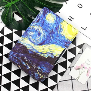 615 CB starry Супер тонкий чехол КРЫШКА ДЛЯ карманной книги 614/615/624/625/626 плюс 6 ''Искусственная кожа электронная читалка флип-чехол+ Защитная пленка для экрана - Цвет: 615 CB starry