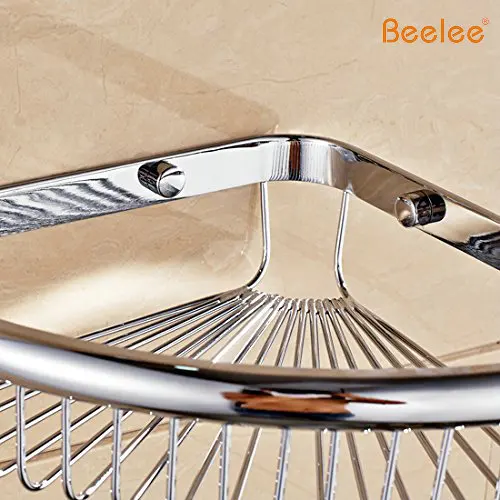 Beelee BA8401C угловые полки из алюминиевого сплава для ванной комнаты, держатель для хранения шампуня, мыла и полотенец