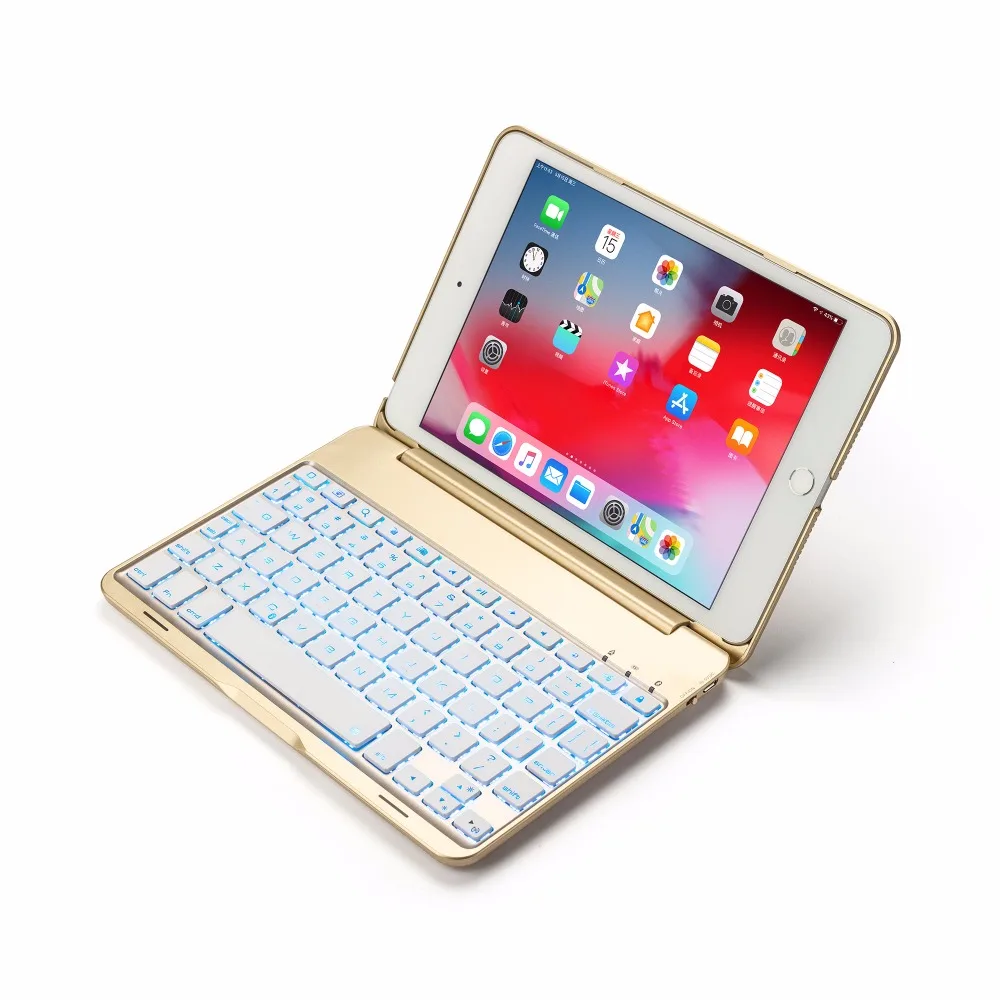 Чехол-клавиатура с подсветкой для Apple iPad mini 5, Чехол для iPad mini 4 mini5 mini4 A2133 A2124 A2125 A2126, bluetooth-клавиатура