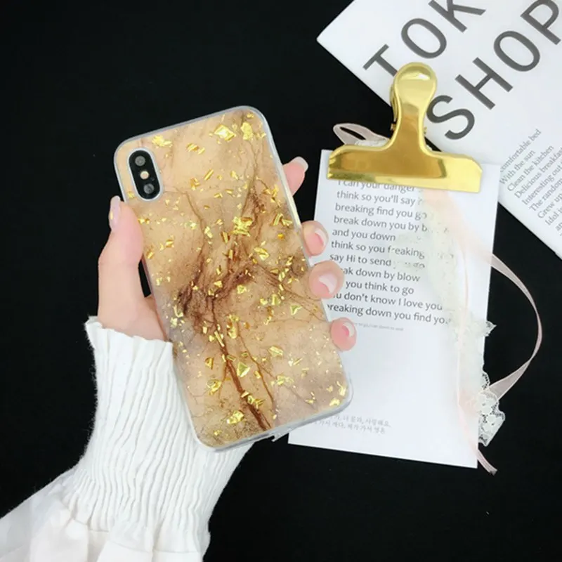 A Мраморный Мягкий чехол из ТПУ для Iphone x 8/8 Plus 7 7 Plus 6 6 S 6 S Plus, чехол для телефона, задняя крышка, чехол для бампера - Цвет: A