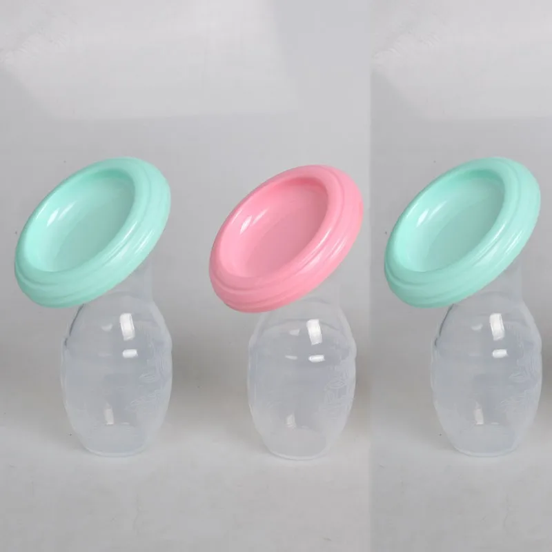 

New Baby Feeding Manual Breast Pump Partner Breast Collector Automatic Correction Breastmilk Silicone Breast Pump