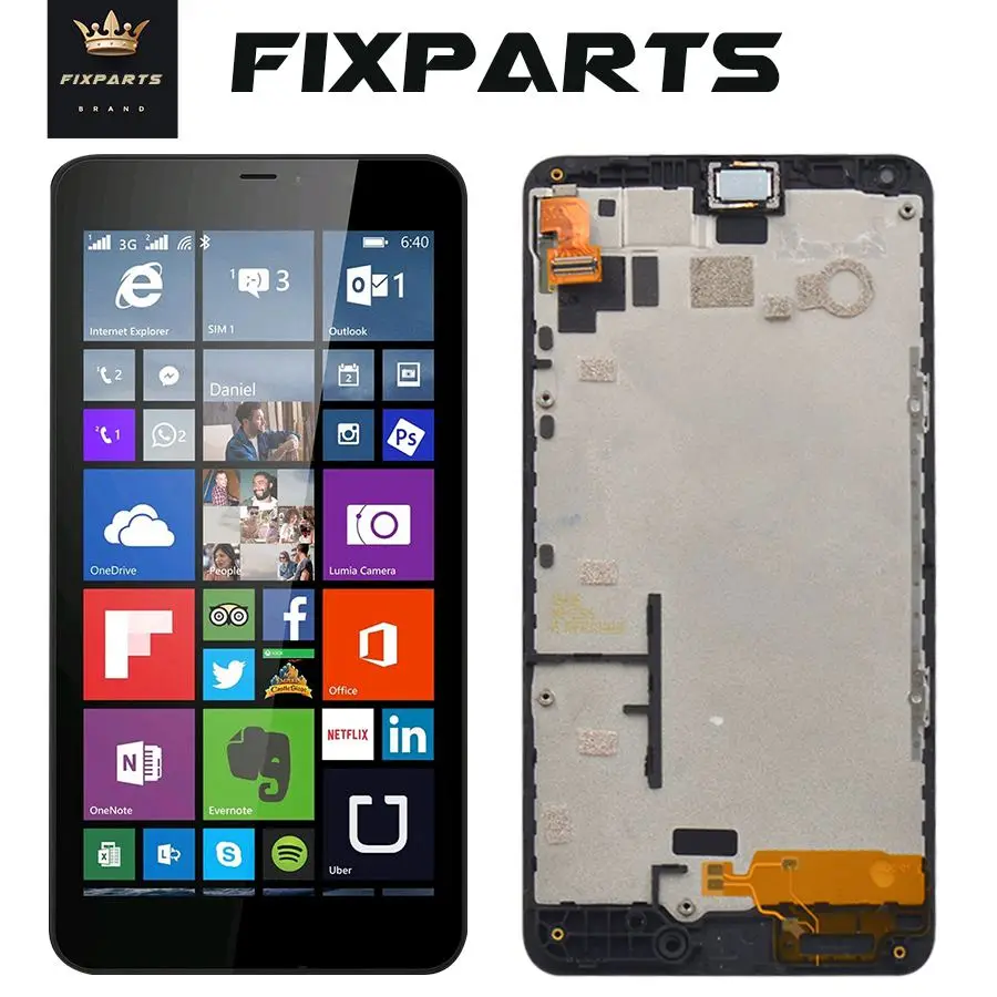 Оригинальный Для Microsoft Nokia Lumia 640 ЖК дисплей с сенсорным экраном дигитайзер в сборе