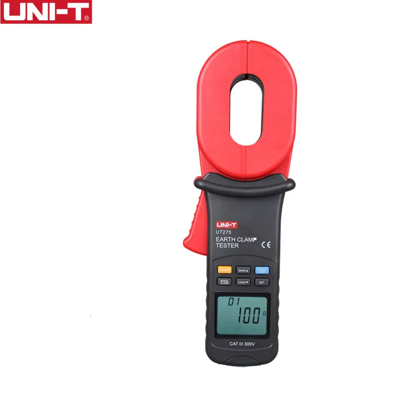 

UT275 Clamp Earth Ground Testers Resistance Leakage Current Auto Range Data Storage ohm Leakage Current Auto Calibration Data