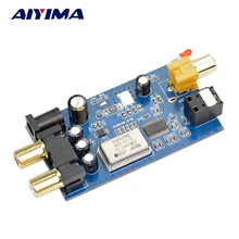 Décodeur DAC Conseil Numérique optique fiber coaxial signal d’entrée À analogique RCA signal sortie Pour la maison TV DVD Audio Signal commutation