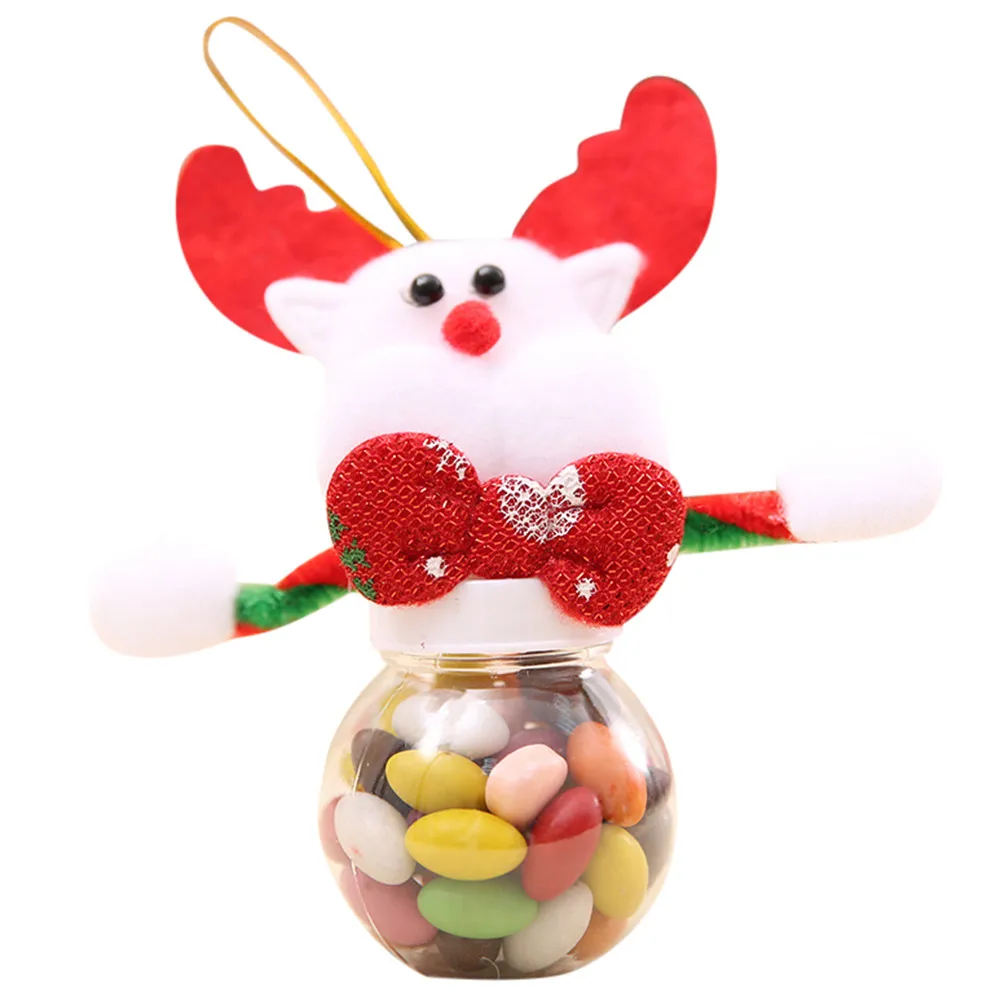 Рождественский подарок милые рождественские конфеты хранения может декор для домашнего подарка бисквита банка для хранения еды Рождественский мешок navidad 0,532
