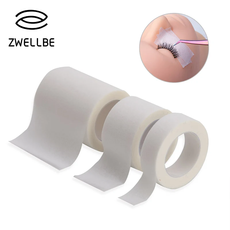 Белая бумажная лента zwellbe для наращивания ресниц дышащая инструменты