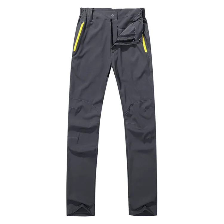 Горные мужские женские дышащие быстросохнущие походные брюки для спорта на открытом воздухе, кемпинга, туризма, рыбалки, скалолазания, треккинга, брюки VA255 - Цвет: Women Dark Grey