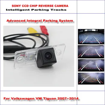 

Backup Rear Reverse Camera For Volkswagen VW Tiguan 2007~2014 / HD 860 * 576 Pixels 580 TV Lines Intelligent Parking Tracks