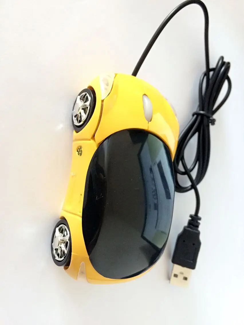 Модная Проводная компьютерная USB мышь в виде автомобиля 3D форма оптическая