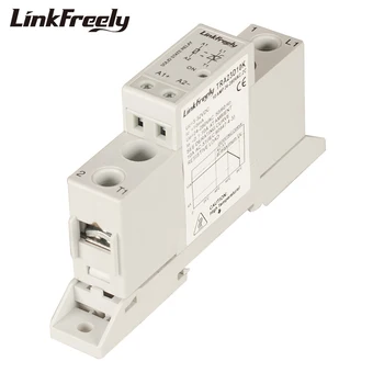 

TRA23D10K 10A DC AC Smart Auto Solid State Relay Board 3V 5V 12V 24VDC In Out 24-280VAC SSR Relay Module Din Rail With Base