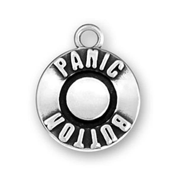 30Pcs/Lot Zinc Alloy Antique Silver Plated Trendy Alphabet Panic Button Circle Charms Jewelry For DIY | Украшения и аксессуары