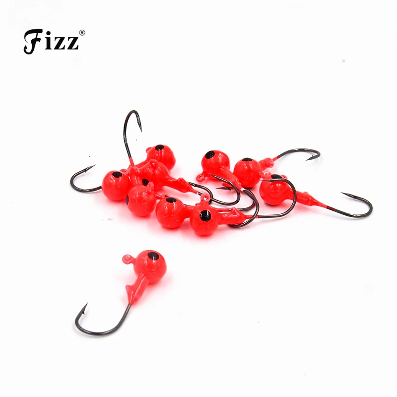 

10pcs Fishing Jig Head Hook 1g/2g/5g/7g/10g Lead Jig Head Fishhooks Fishing Hooks Random Color