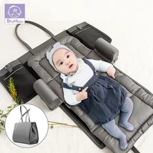Portable Baby crib Nestbed kids Diaper Bag mommy Maternity Nappy Bag Baby Nursing Diaper Bag Travel Bed Infant carrycot portable baby bed crib outdoor folding bed travelling baby diaper bag infant safety bag cradles bed baby crib safety mommy bag