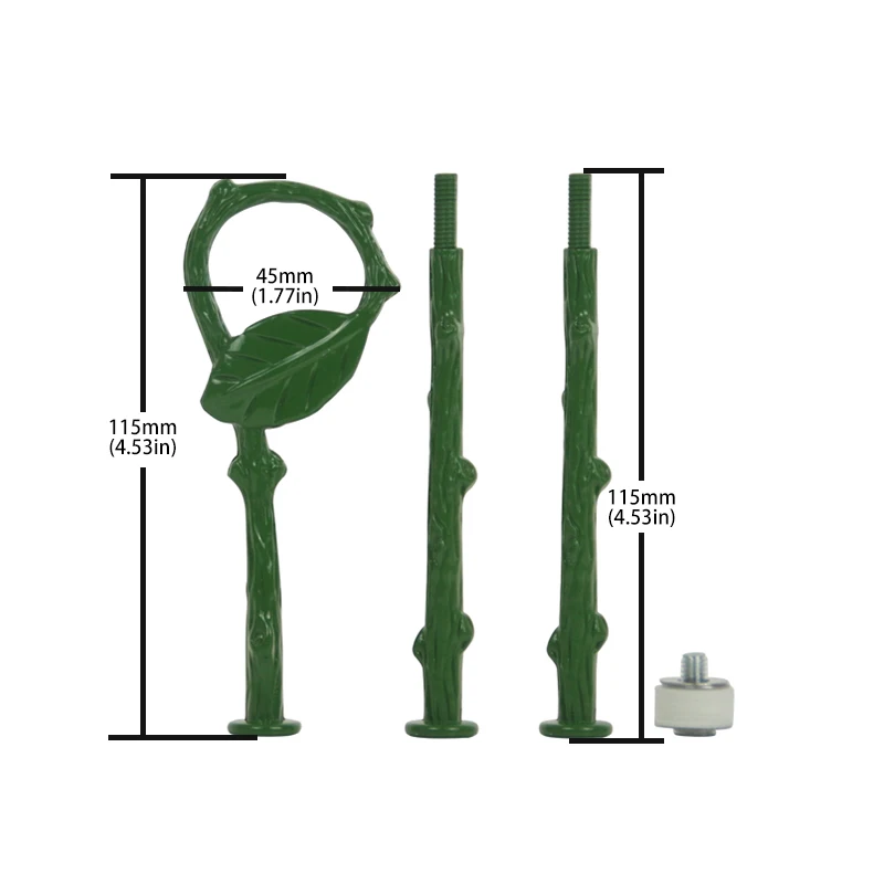 Подставка для торта с ручками стержни для подставки под торты 3 уровня-необычная дверная ручка листья дизайн