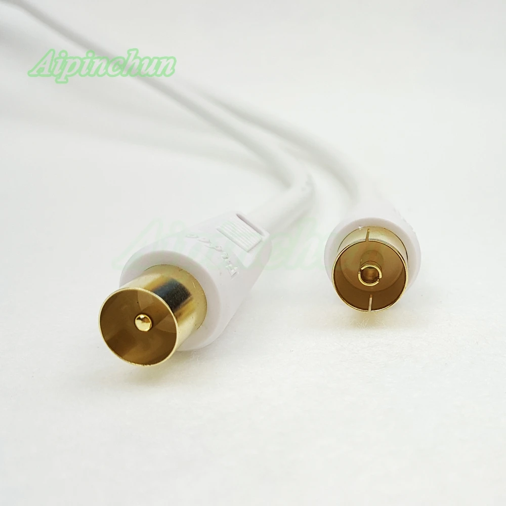 Aipinchun TV 9.5mm Aerial Coaxial Cable Male to Female RF
