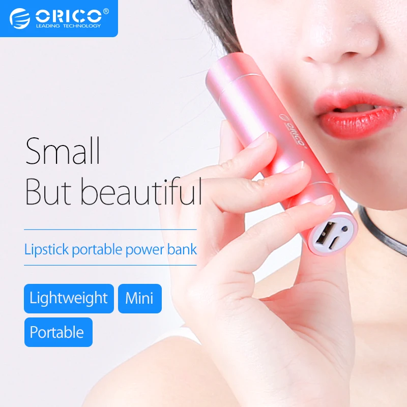  ORICO 2600mAh Externe Batterie Pack Tragbare Aluminium Power Bank für iPhone iPad Xiaomi Samsung LG