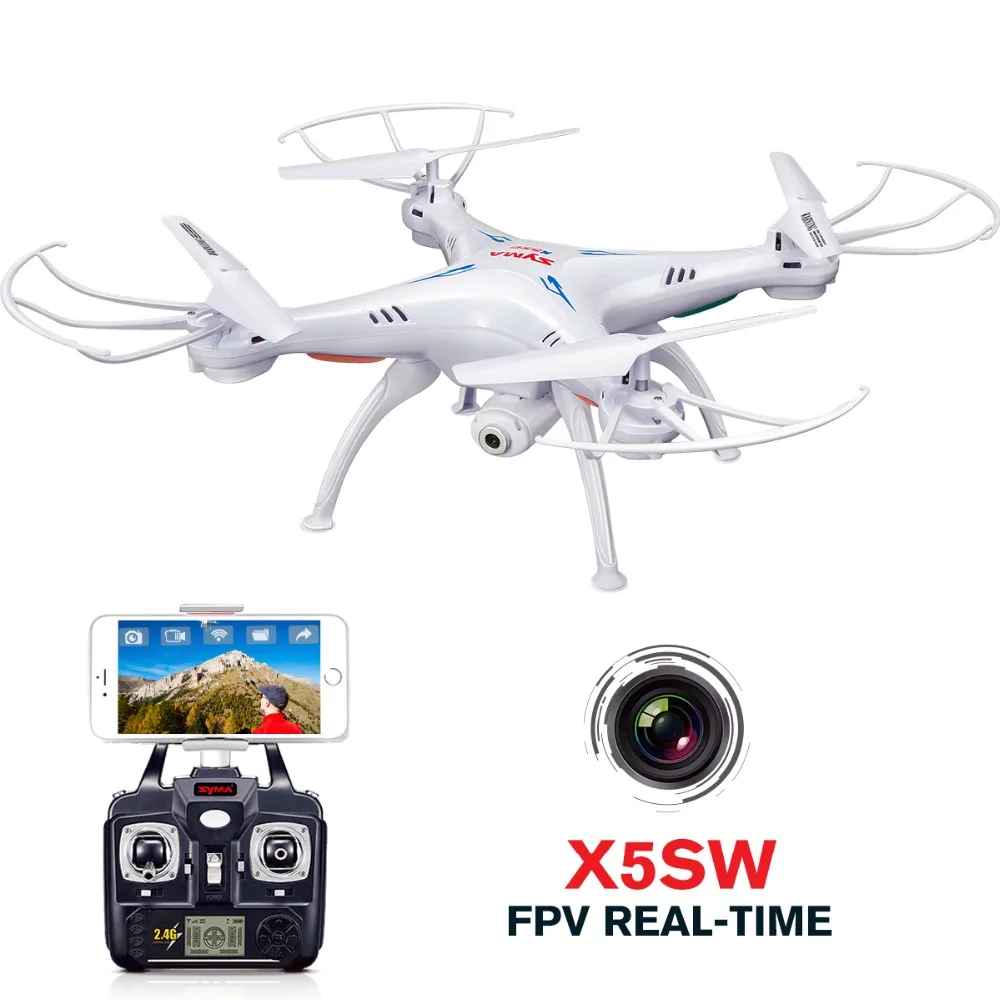 SYMA X5SW Drone with WiFi Camera Real-time Transmit FPV Quadcopter Quadrocopter (X5C Upgrade) HD Camera Dron 4CH RC Helicopter
