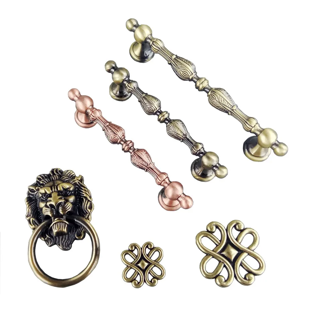 Antique European Style Door Pulls Handles Cabinet Drawer Wardrobe Cupboard Knobs