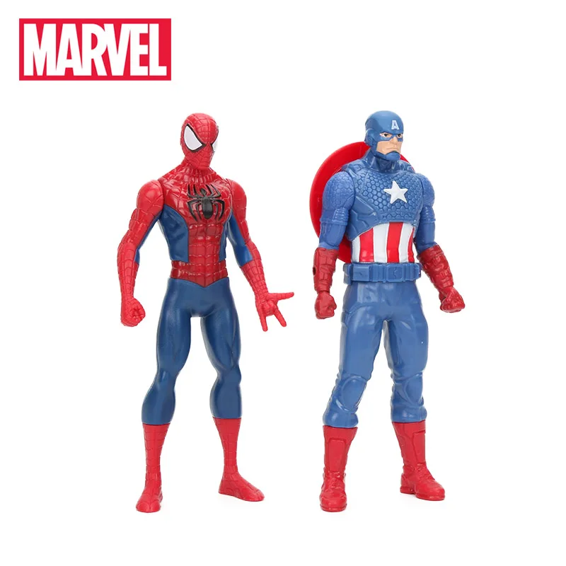 Оригинальные игрушки Marvel 15 см Мстители супер герой Человек паук Халк Железный