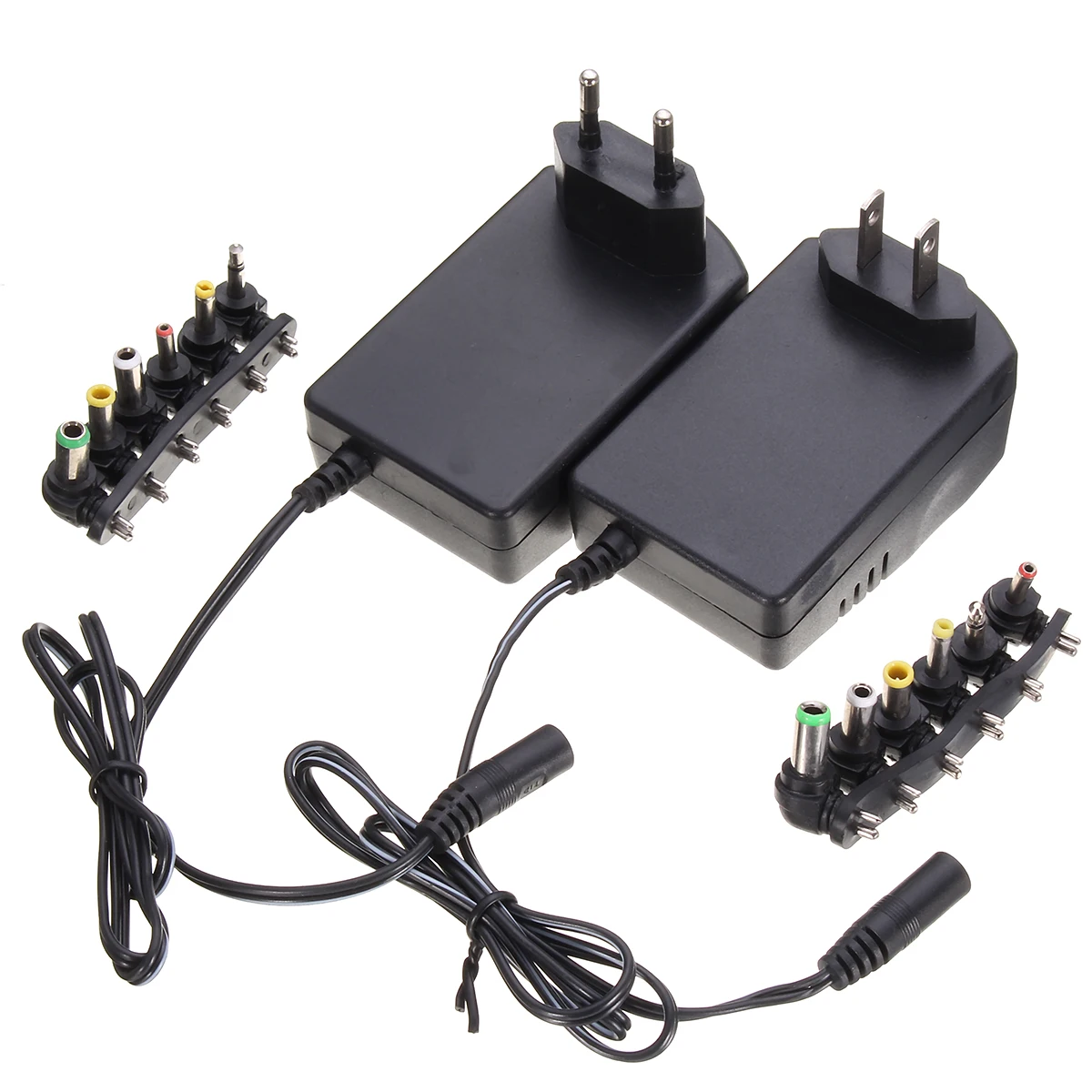 

Multi Voltage 3v 4.5v 5v 6v 9v 12v DC Adaptor Adjustable Power Adapter Universal Charger Power Supply Converter Cable 6 Plugs