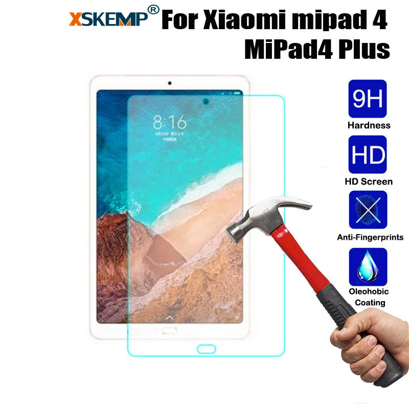 

Protective Guard Tempered Glass Tablet Screen Protector Glossy Film For Xiaomi Mi Max 2 Max2 6.44 Mi Pad 4 8.0 MiPad4 Plus