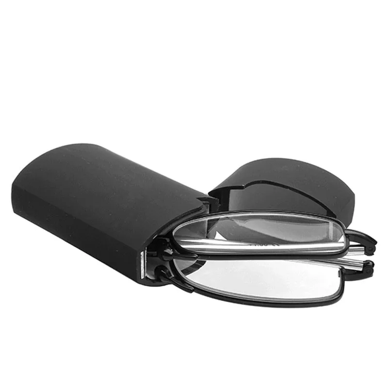 Женские и мужские тонкие портативные телескопические очки для чтения, складные Вращающиеся Очки+ 1,0+ 1,5+ 2,0+ 2,5+ 3,0+ 3,5+ 4,0