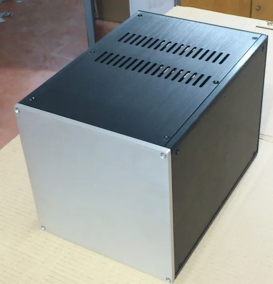 DIY HIFI Aluminum Chassis US Standard Power Socket Case PSU Box
