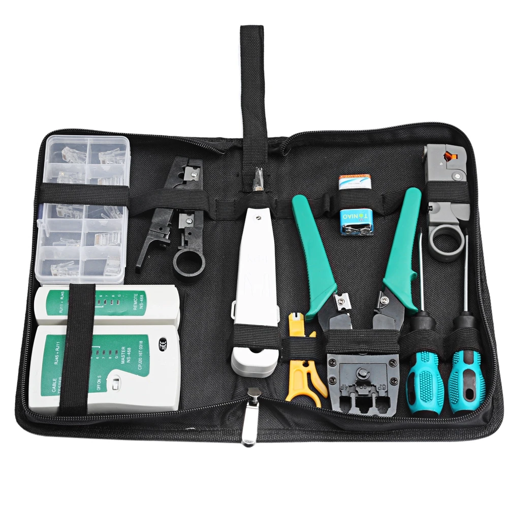 Hot 12 in 1 Professional Computer Repair Tools Kit Flat Screwdriver Wire Cutter Computer Maintenance Network Repair Tool Box Kit Hot 12 in 1 Professional Computer Repair Tools Kit Flat Screwdriver Wire Cutter Computer Maintenance Network Repair Tool Box Kit