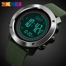 SKMEI Multifunction Outdoor Watch Analog Men Sports Electronic Watch Temperature Altimeter Compass Waterproof Digital WristWatch