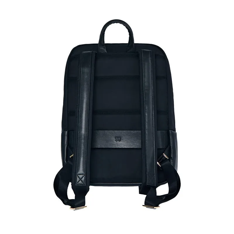 90FUN Алмазный Кожаный полосатый рюкзак женская мода Xiaomi сумка большая емкость для ноутбука с водонепроницаемой боковой сумкой для зонта