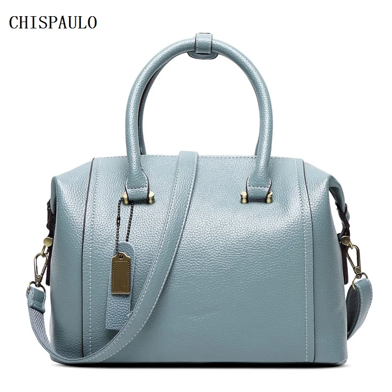CHISPAULO женская сумка дизайнерские сумки высокого качества из воловьей кожи женские сумки из натуральной кожи модные женские сумки через плечо X38