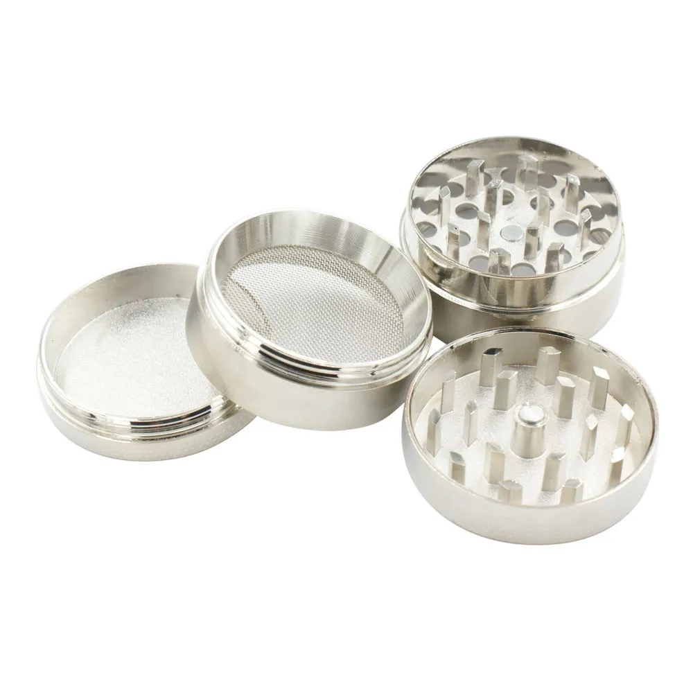 Buy 4 layer Aluminum Herbal Herb Tobacco Grinder Smoke