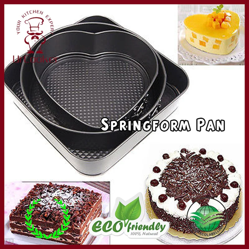 

1 Set Springform Pan Heart Buckle Live Bottom Radius of Three Sets of Birthday Cake Mold Stick Cake Mold